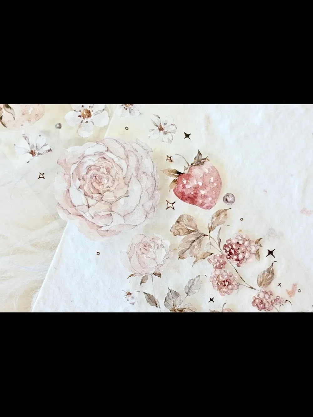 Freezes Tea Volume 2 strawberry Washi tape NEW